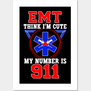 EMT Humor First Responder Gift Posters and Art